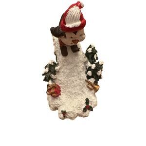 VTG Ks Collection Christmas figurine 5 Inch tall Resin penguin